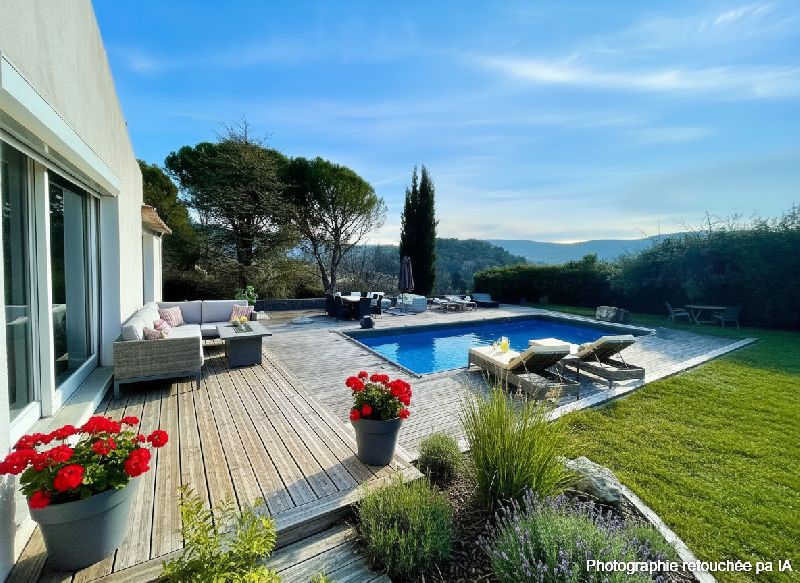 10 MN DE VAISON - MAISON AVEC TERRAIN ET PISCINE - image n°1