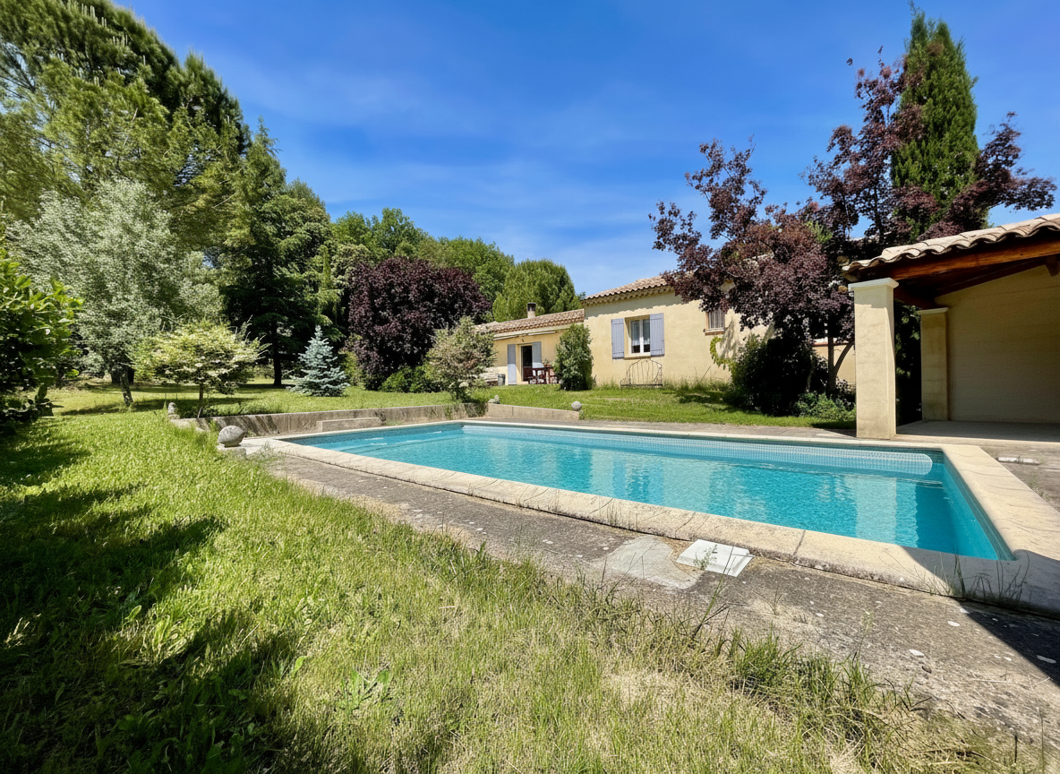 VAISON LA ROMAINE - VILLA DE PLAIN PIED AVEC PISCINE - image n°1