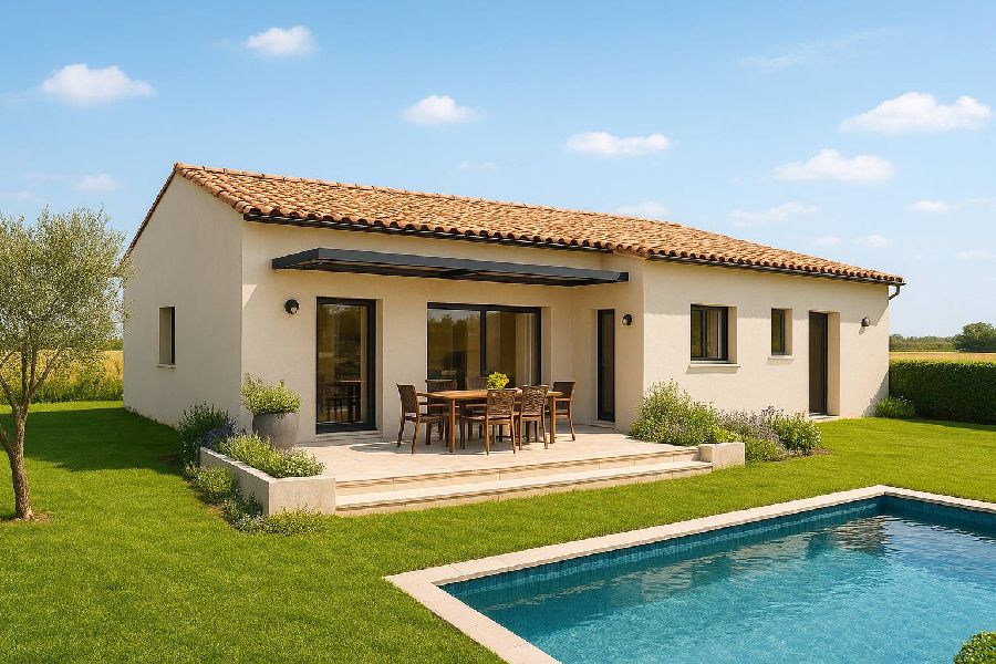 VAISON PROCHE CENTRE - VILLA DE PLAIN PIED NEUVE - image n°1