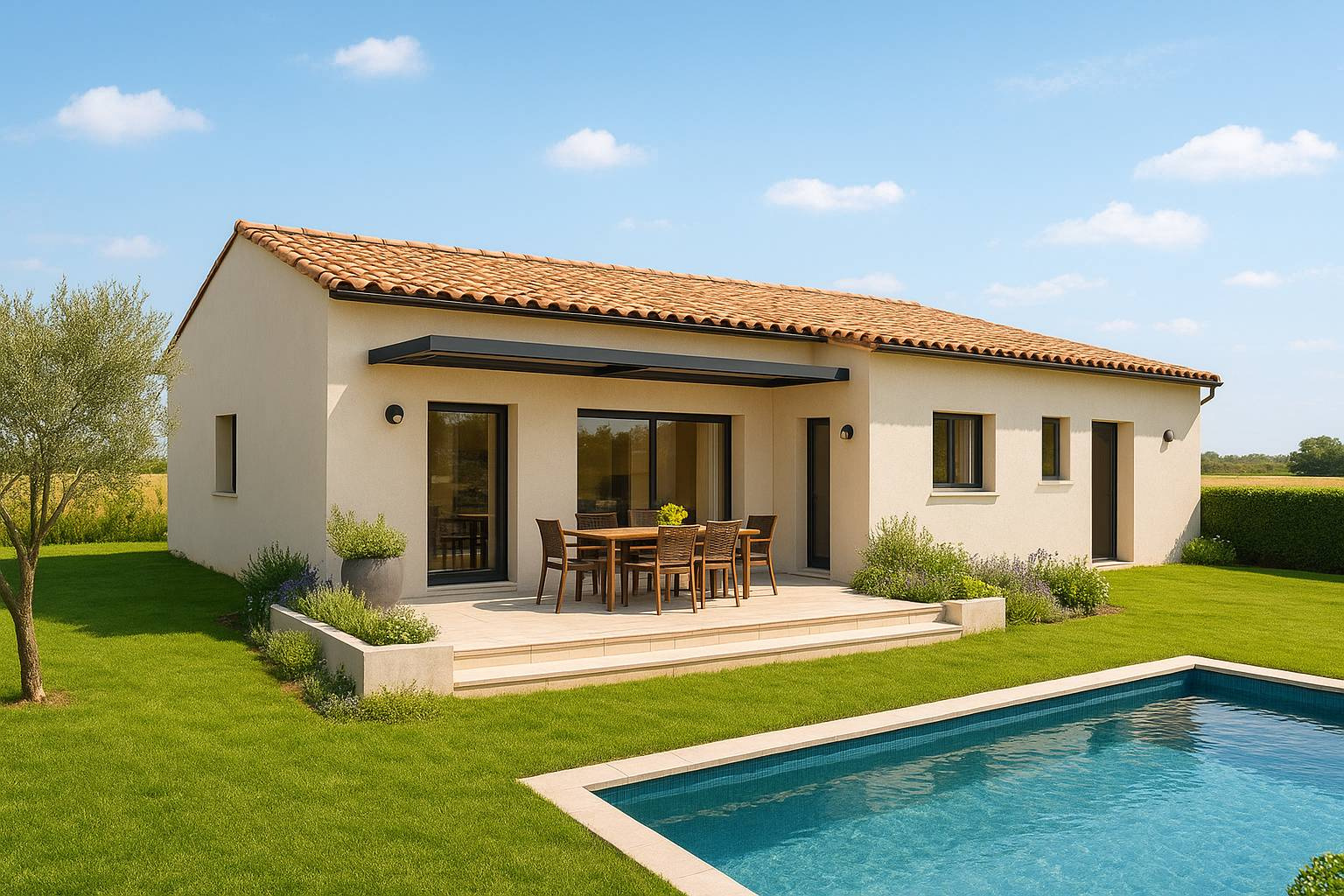 VAISON PROCHE CENTRE - VILLA DE PLAIN PIED NEUVE